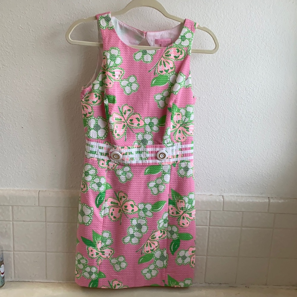 Lily Pulitzer pink Floral Dress
